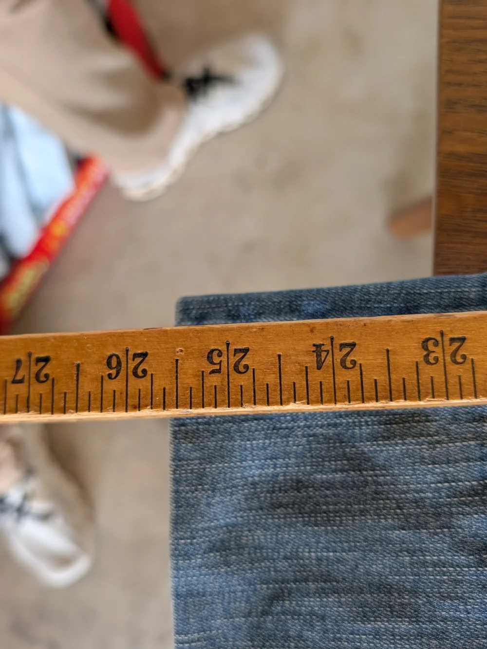 Michael Kors Light Blue High-Rise Wide Leg Jeans with Button Detail